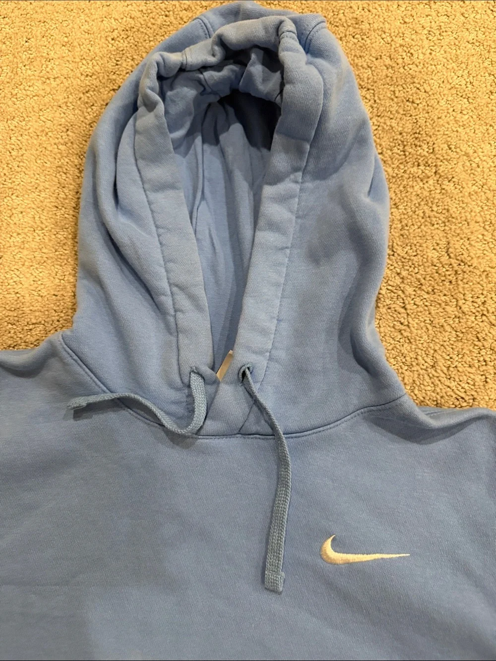 Nike Hoodies Duo — Pink & Light Blue Pullover Hoodies